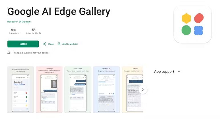 Google AI Edge Gallery – شتاب‌دهنده توسعه مدل‌های هوش مصنوعی در لبه شبکه