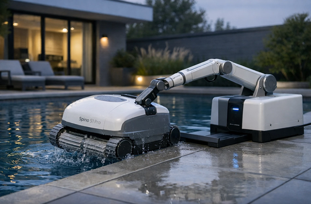 ربات هوشمند Mammotion در CES 2026؛ تمیزکاری کامل استخر بدون دخالت انسان