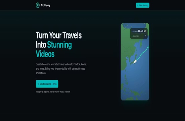 Trip Replay- بازسازی خاطرات سفر به‌صورت هوشمند و دیداری