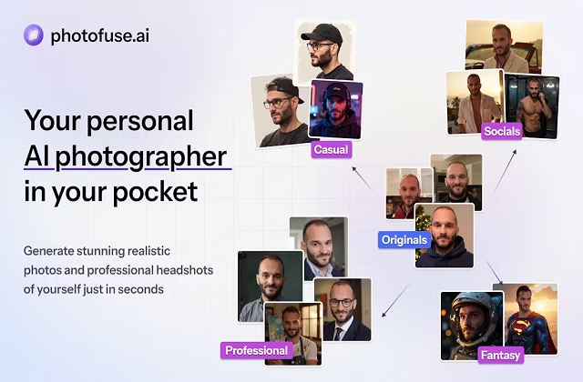 PhotoFuseAI ― عکاس شخصی هوش مصنوعی در جیب شما!