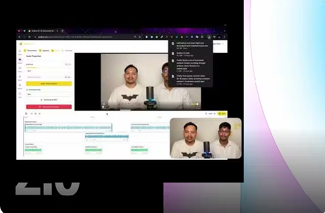Audino AI  -تجربه‌ای نوین در ضبط، یادداشت‌برداری و خلاصه‌سازی مکالمات — با قدرت هوش مصنوعی!  