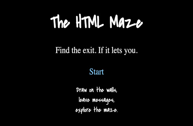 The HTML Maze-معمای یادگیری HTML برای عاشقان کدنویسی