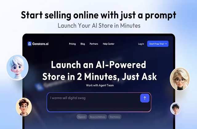 GenStore AI – ساخت فروشگاه آنلاین دلخواه در چند دقیقه با هوش مصنوعی