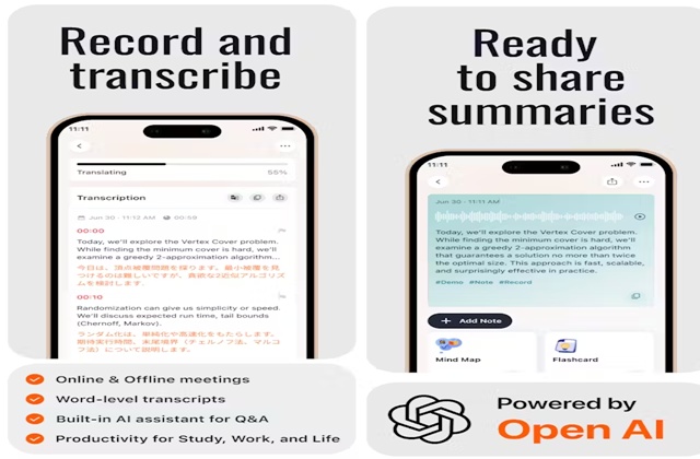 AI Transcribe-از صدا به متن، سریع‌تر از آنچه می‌گویی